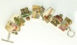 Vintage Asian Tile Statement Bracelet
