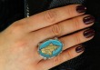 Mars & Valentine Seashell Cabochon Statement Rino
