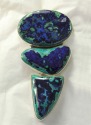 Azurite Malachite Pin-Pendant