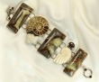 Ammonite & Baccuceras Fossil Bracelet