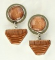 Carved Jasper Birds Pin-Pendant