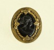 Mars & Valentine Vintage Black Cameo Statement Ring