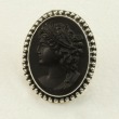 Black Cameo Ring