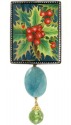 Holiday Holly Necklace--COORDINATING EARRINGS AVAILABLE