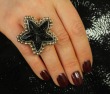 Amy Kahn Russell Black Onyx Starfish Ring