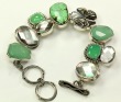 Echo of the Dreamer Green Turquoise Bracelet