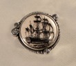 Mars & Valentine Black & White Nautical Ring