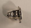 Mars & Valentine Black & White Nautical Ring