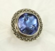 Iridescent Blue Fresh Water Pearl Necklace