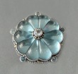 Mars & Valentine  Blue Galaxy Large Statement Ring