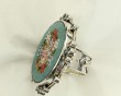 Mars & Valentine Very Large Blue Micro-Mosaic Statement Ring