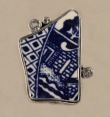 Mars & Valentine Vintage English WillowTile Shard Ring Size 9.25--REGULAR PRICE $250.00