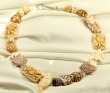 Scrimshaw Bone Fish Necklace--ADJUSTABLE LENGTH