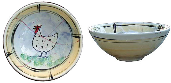 Hen Serving Bowl