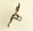 Exceptionally Long  Dogwood Statement Ring--OMG!