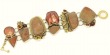 Brazilian Agate Drusy Large Statement Bracelet
