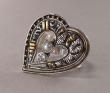 Mars & Valentine Burning Heart Ring