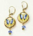 Amy Kahn Russell Hand-Made Porcelain Butterfly Pendant 