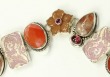 Echo of the Dreamer Rhodolite & Carnelian Bracelet