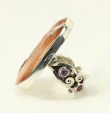 Echo of the Dreamer Large Carnelian Drusy Statement Ring