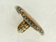 Hand Carved Amber Large Statement Ring