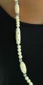 Hand Carved Bone Necklace