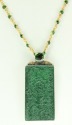 Hand Carved Quartz Long Pendant Necklace