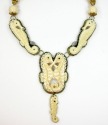 Carved Double Seahorse Statement Collar