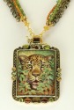 Russian Hand Painting on Black Onyx