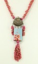 Cherry Blossoms with Antique Chinese Silver Bottle