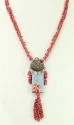 Cherry Blossoms with Antique Chinese Silver Bottle