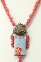 Cherry Blossoms with Antique Chinese Silver Bottle