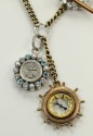 Antique Victorian Compass Fob Necklace