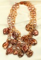 Copper Free Form Pearl Necklace
