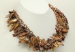 Copper Pearl Multi-Strand Necklace