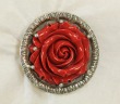 Carved Coral Pin-Pendant