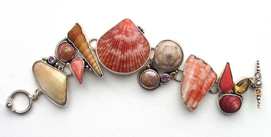 Echo of the Dreamer Coral Sunset Bracelet