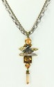Citrine & Aura Crystal Lever Back Dangles