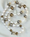 Akoya Pearl & Crystal Necklace