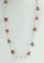 Akoya Pearl & Crystal Necklace
