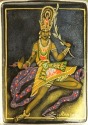 Amy Kahn Russell Hand Painted Dancer with Koftgari & Amethyst