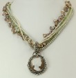 Mars & Valentine Antique Demeter Shell Cameo Necklace