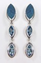 Echo Drusy Shimmer Ring with Blue Topaz--COLOR CHANGES WITH THE LIGHT--ORIGINALLY $230.00