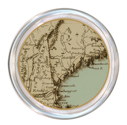 Antique Downeast Wine Coaster