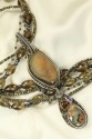 ECHO OF THE DREAMER Drusy & Opal Necklace--ORIGINALLY $760.00--NOW 25% OFF