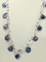 Lapis & Drusy Bracelet