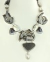 Exotic Drusy Crocodile Collar