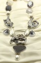 Exotic Drusy Crocodile Collar