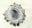  Hand Carved Drusy Flower Statement Collar