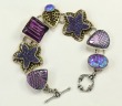 Purple Drusy Starfish Bracelet